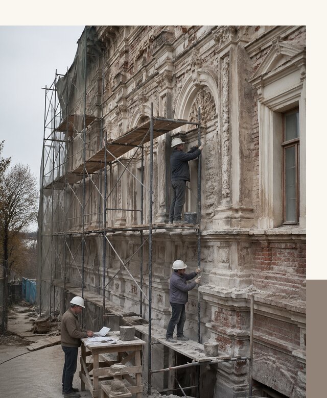 Реставрация объектов культурного наследия под ключ в Чапаевске
